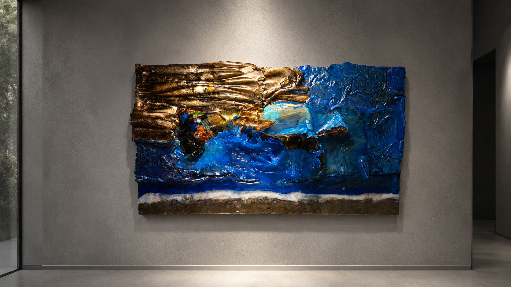 Oceanic Rift – AURUMEN Skulptur